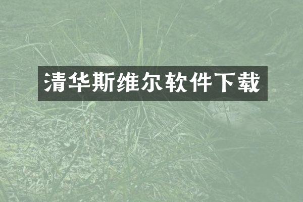 清华斯维尔软件下载