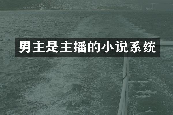 男主是主播的小说系统