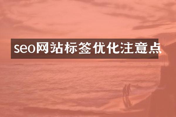 seo网站标签优化注意点
