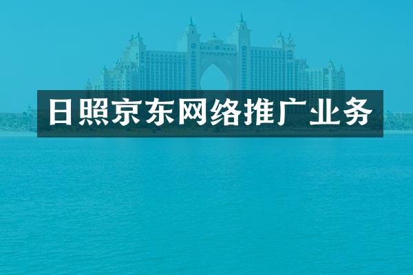 日照京东网络推广业务