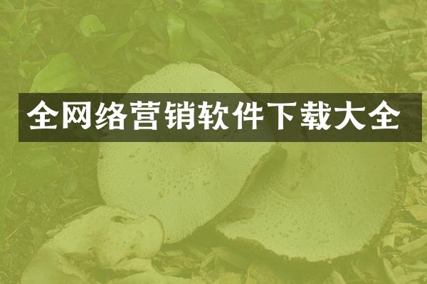 全网络营销软件下载大全