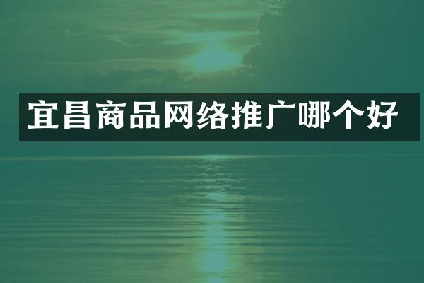 宜昌商品网络推广哪个好