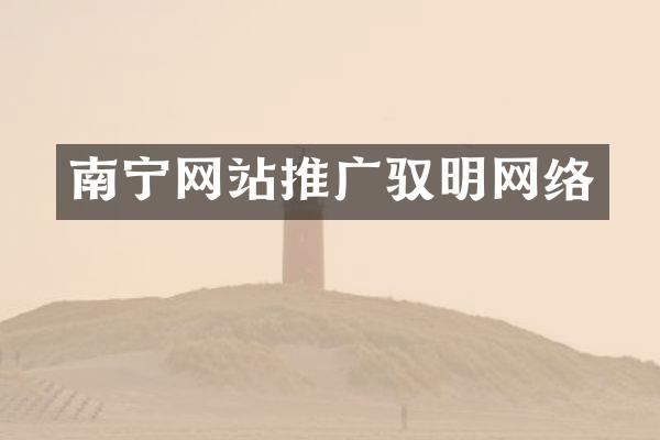 南宁网站推广驭明网络