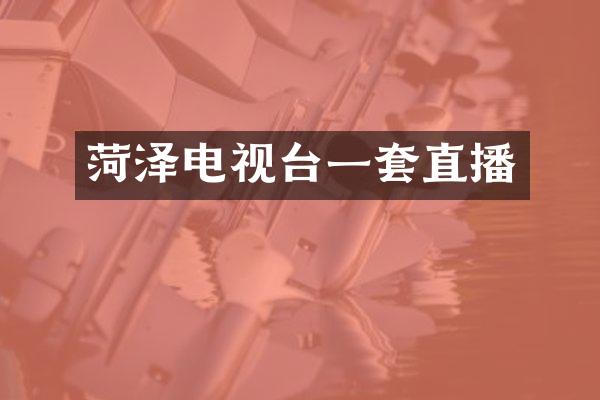 菏泽电视台一套直播