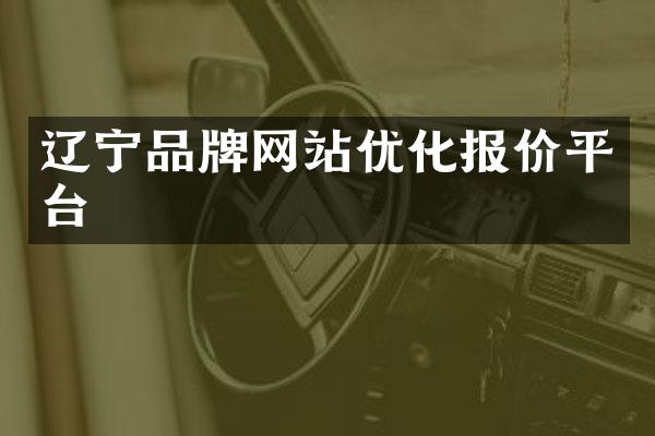 辽宁品牌网站优化报价平台