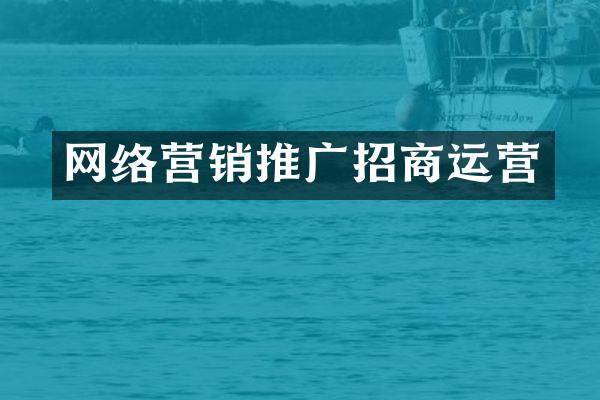 网络营销推广招商运营