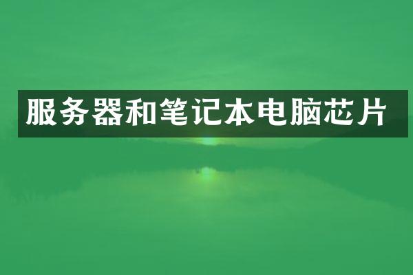 服务器和笔记本电脑芯片
