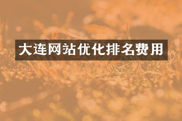 大连网站优化排名费用