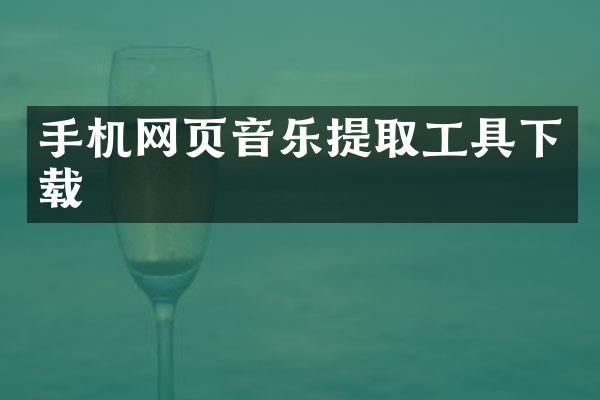 手机网页音乐提取工具下载