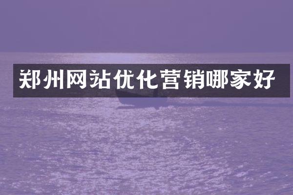 郑州网站优化营销哪家好