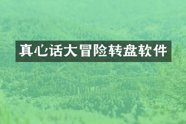 真心话大冒险转盘软件