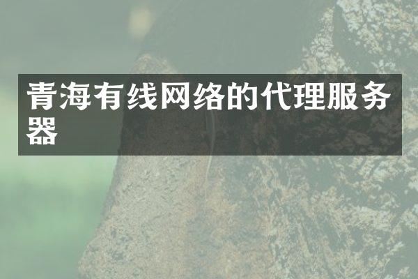 青海有线网络的代理服务器
