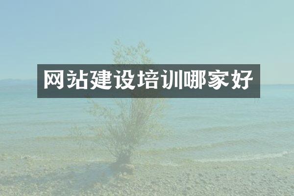 网站建设培训哪家好