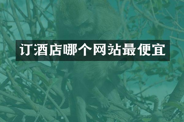 订酒店哪个网站最便宜