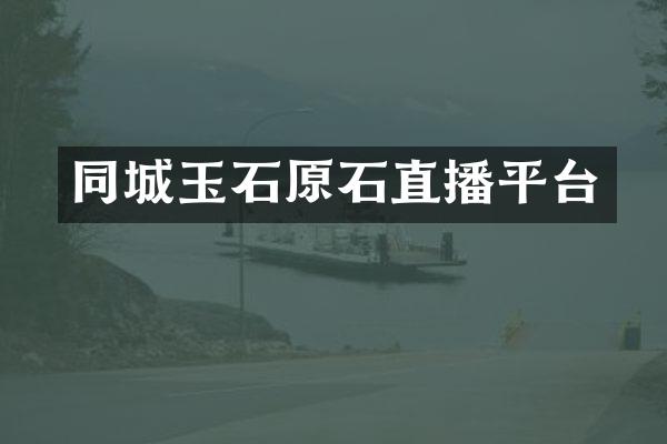 同城玉石原石直播平台