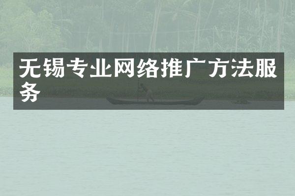 无锡专业网络推广方法服务