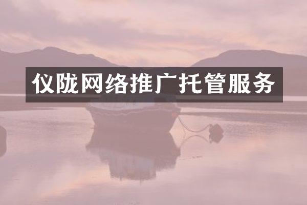 仪陇网络推广托管服务