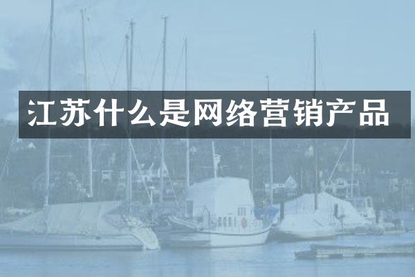 江苏什么是网络营销产品