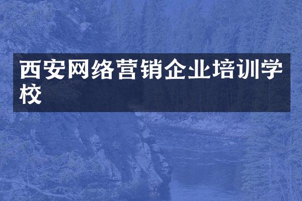 西安网络营销企业培训学校