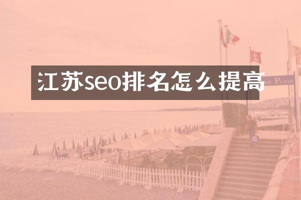 江苏seo排名怎么提高