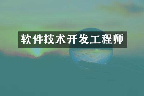 软件技术开发工程师