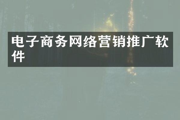 电子商务网络营销推广软件