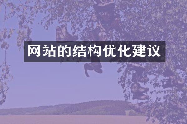 网站的结构优化建议