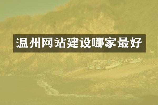 温州网站建设哪家最好