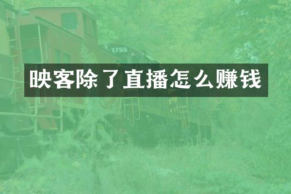 映客除了直播怎么赚钱