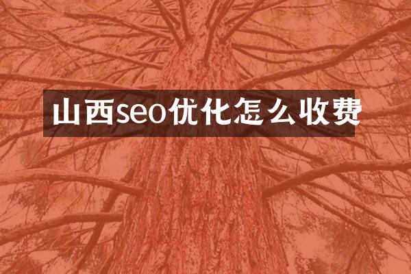 山西seo优化怎么收费