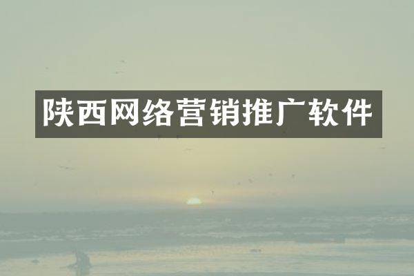 陕西网络营销推广软件