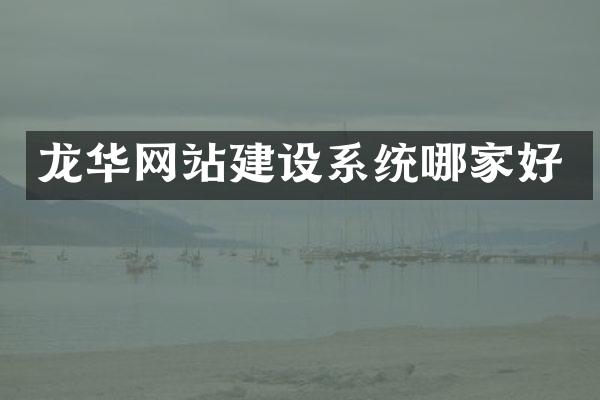 龙华网站建设系统哪家好
