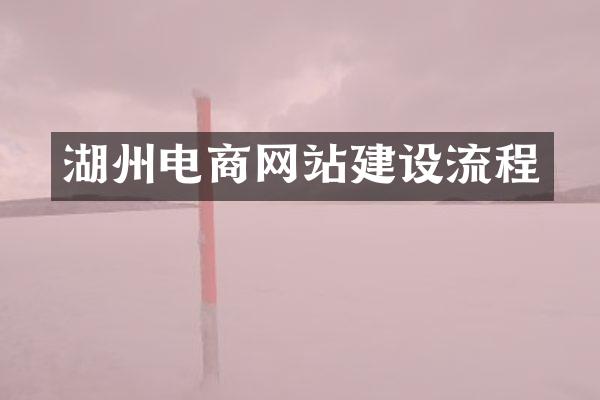 湖州电商网站建设流程