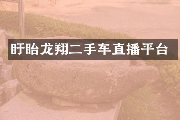 盱眙龙翔二手车直播平台