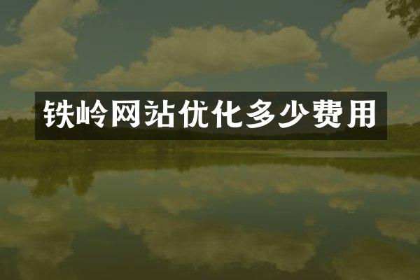 铁岭网站优化多少费用