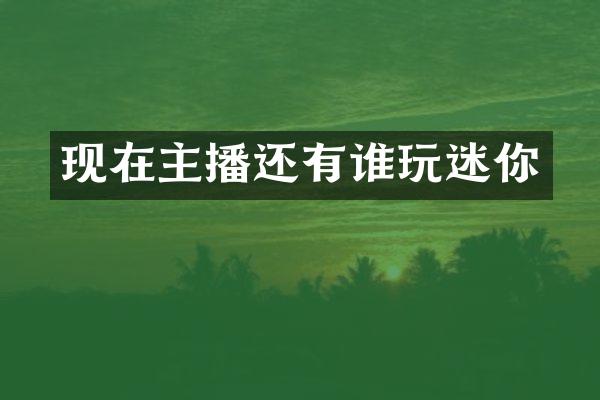 现在主播还有谁玩迷你