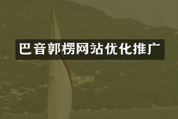 巴音郭楞网站优化推广