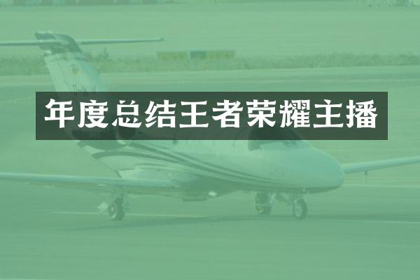 年度总结王者荣耀主播