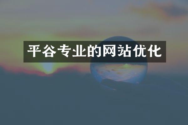 平谷专业的网站优化