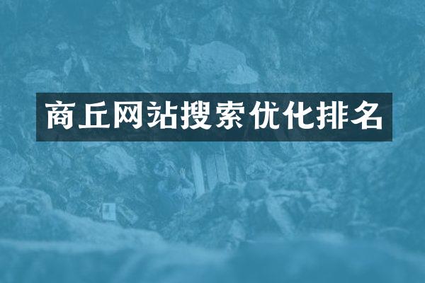 商丘网站搜索优化排名