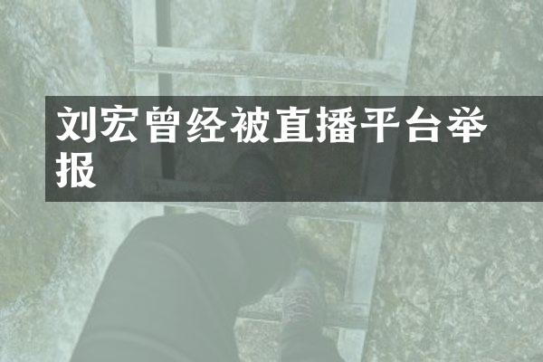 刘畊宏曾经被直播平台举报
