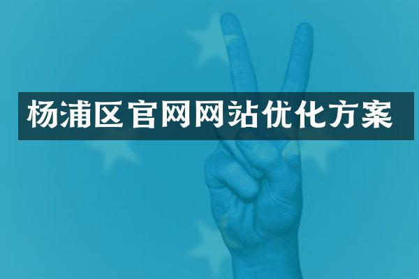 杨浦区官网网站优化方案