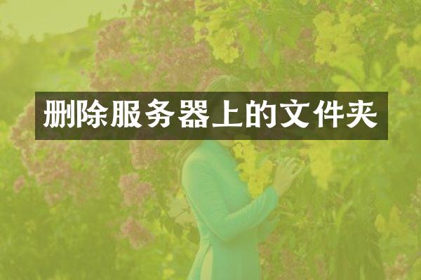 删除服务器上的文件夹
