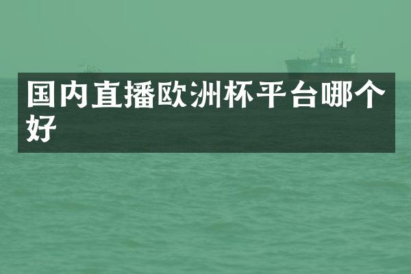 国内直播欧洲杯平台哪个好