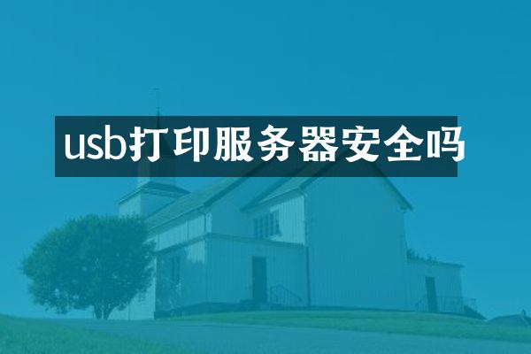 usb打印服务器安全吗