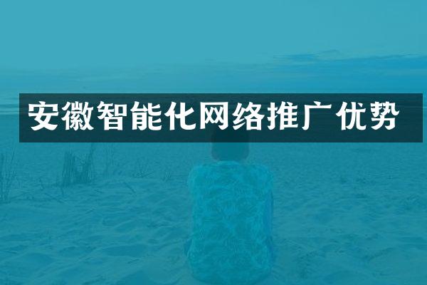 安徽智能化网络推广优势