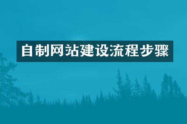 自制网站建设流程步骤