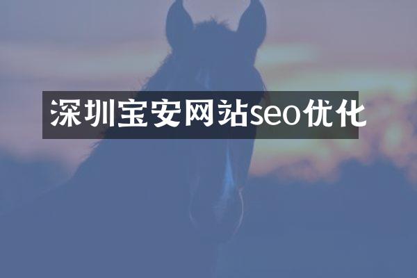 深圳宝安网站seo优化