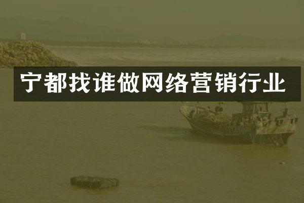 宁都找谁做网络营销行业
