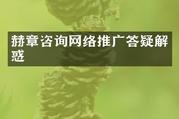 赫章咨询网络推广答疑解惑